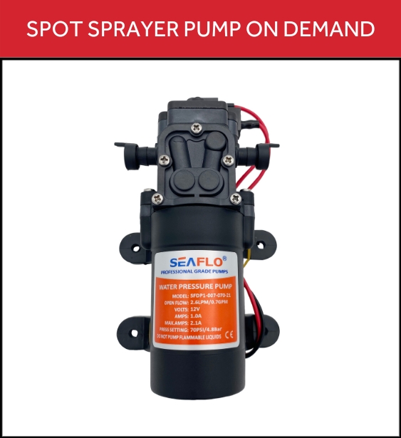 Spot Sprayer Pump On Demand